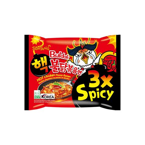 Samyang Hot Chicken Ramen Buldak 3x Spicy 140g Asian Foods