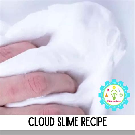 3 Ingredient Fluffy Cloud Slime Recipe