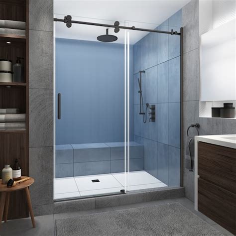 Aston Coraline Xl 48 52 Inch X 80 Inch Frameless Sliding Shower Door