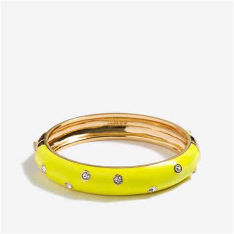 Factory Spotted Enamel Bangle Bracelet For Women