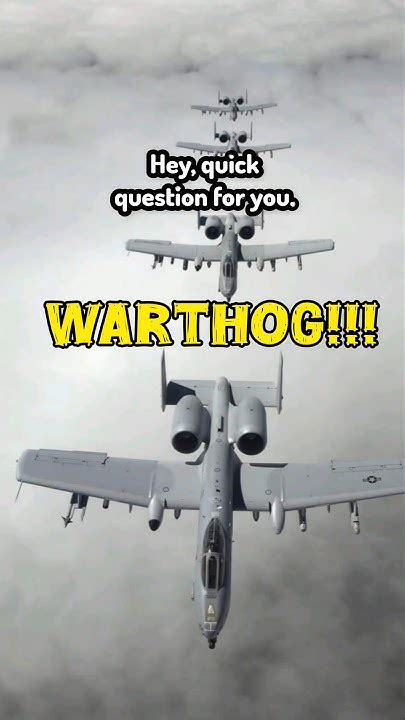 Why the A-10 is Called the Warthog #shorts #shortsfeed #