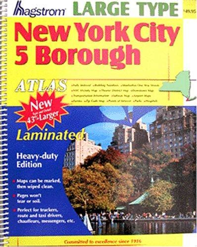 Hagstrom New York City 5 Borough Laminated Atlas By Incorporation