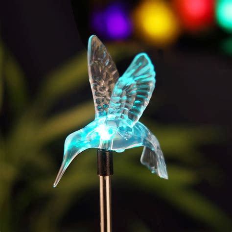 Outdoor Solar Garden Stake Light Solar Powered Color Changing LED