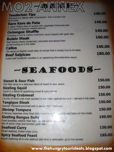 The Hungry Tourist Eats: MO2 Annex