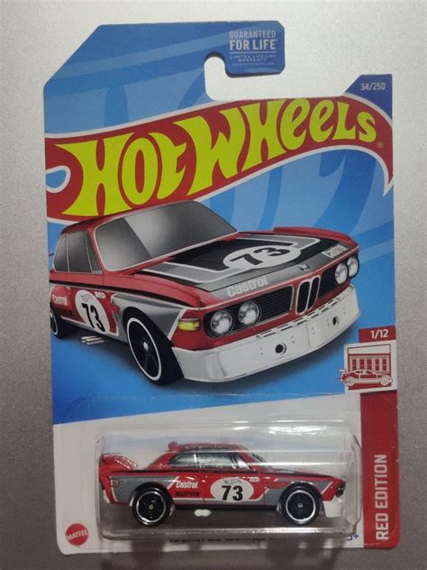 Hot Wheels Red Edition Bmw Csl Hobbies Toys Toys Games On Carousell