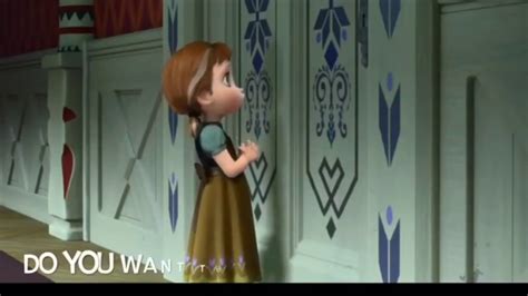 Frozen Do You Want To Build A Snowman VOICEOVER Only Elsa And