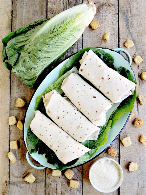 Chicken Caesar Salad Wraps Bobbi S Kozy Kitchen