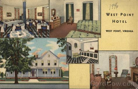 West Point Hotel Virginia Postcard