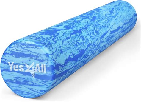 Yes4all 36inch Exercise Foam Roller Eva Ocean Marbled