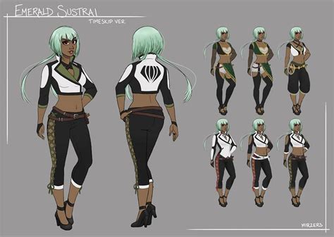 Emerald Sustrai Rwby Concept Art