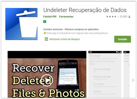 Como Recuperar Arquivos Deletados Do Seu Dispositivo Android