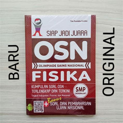 Jual Buku Siap Jadi Juara Osn Olimpiade Sains Nasional Fisika Kelas