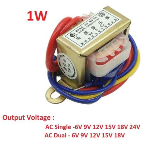 Ei W Power Transformer V To V V V V V V Ac Single Dual