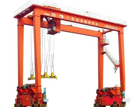 Rtg Model 30ton Double Beam Wheeled Container Gantry Crane Hydraulic