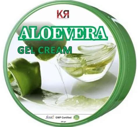 Kr Enterprises Natural Aloevera Gel Cream Plastic Jar Packaging Size