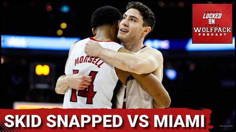 Nc State Basketball Stops Game Skid Outlasts Miami Hurricanes Nc