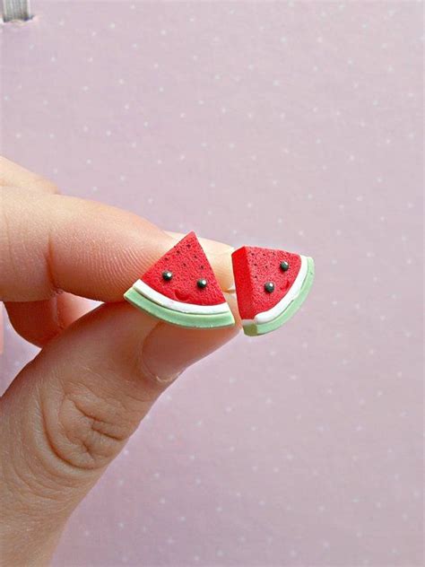 Watermelon Earring Stud Earring Post Watermelon Jewelry Watermelon