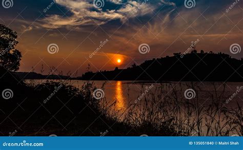 Beautiful Evening With Stunning Sunset Stock Photo Image Of Lovely