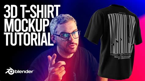 3D T Shirt Mockup Tutorial YouTube