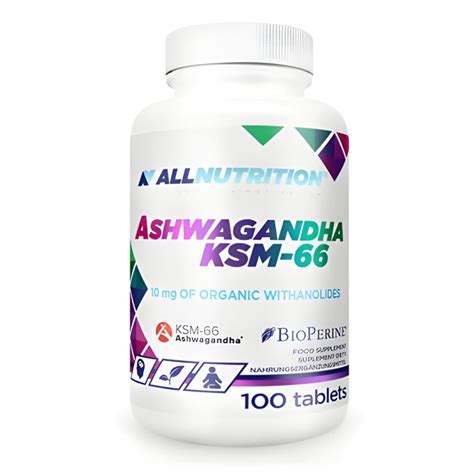 All Nutrition Ashwagandha KSM 66 100 Tab