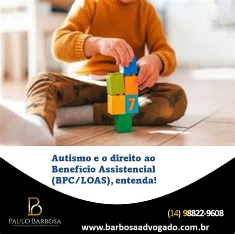 Autismo e o direito ao Benefício Assistencial BPC LOAS entenda