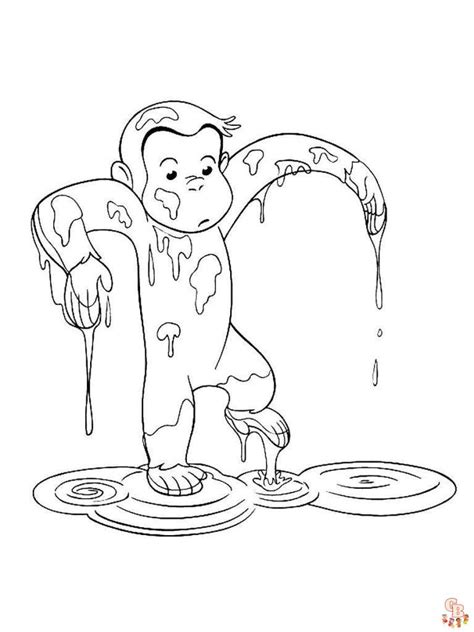 Free Curious George Coloring Pages