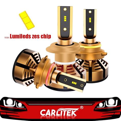 Carlitek H Led Cerca De La L Mpara Lejana Con Lumileds Zes Chip K