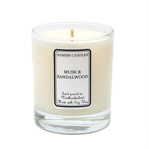 Musk & Sandalwood fragranced Vegan Friendly Luxury Candle