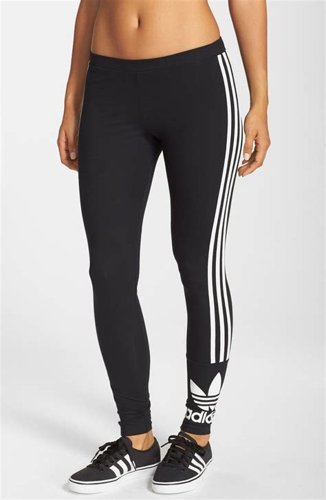 Adidas Originals 3 Stripes Stretch Cotton Leggings Nordstrom