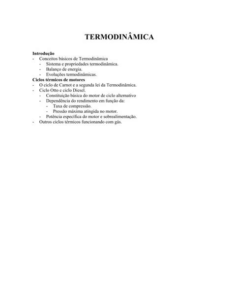 PDF TERMODINÂMICA Técnico Lisboa Autenticação PV mRT onde R é