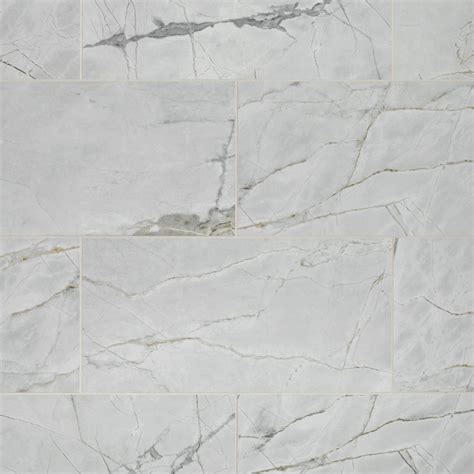 Serena Frost Polished Porcelain Tile White Tile Floor And Decor