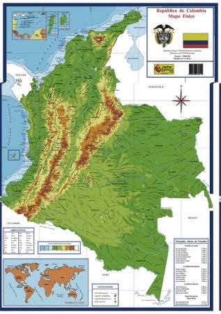 Print Map Quiz Relieve De Colombia Relieve Colombiano