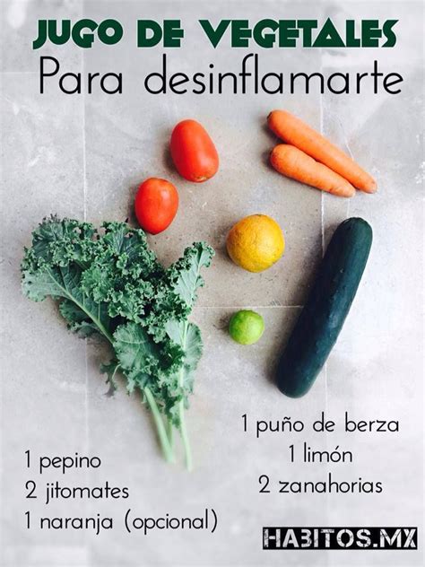 Hábitos Health Coaching Jugo De Vegetales Para Desinflamarte