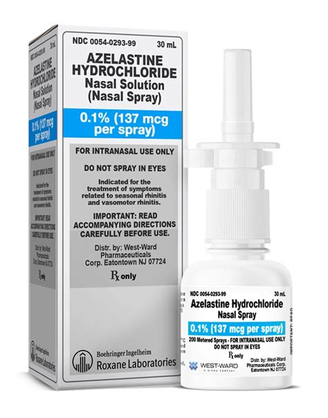 Azelastine HCl Nasal Spray 137 Mcg 30 Ml Aurobindo Pharma, 42% OFF