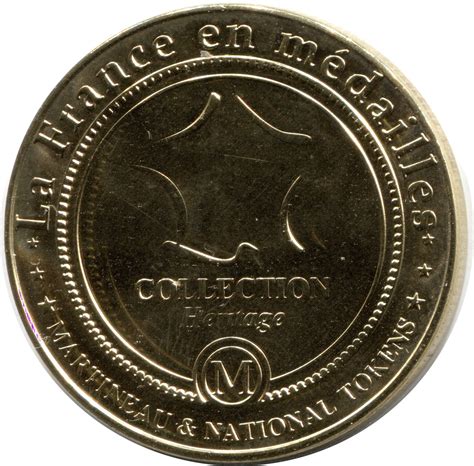 Jeton Touristique Martineau National Tokens Tours Place