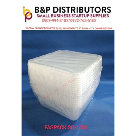 Fas Pack Microwavable Container SQ 1000 X 10 S Pack Shopee Philippines