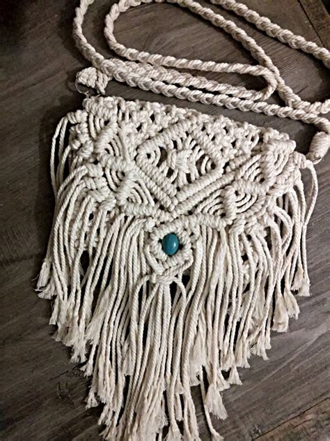 Kellys Macrame Shoulder Bag Handbag Macrame Bag Boho Style Macrame