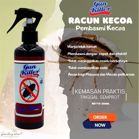 Jual Gun Killer Pembasmi Kecoa Semprot Cair Super Ampuh Di Rumah