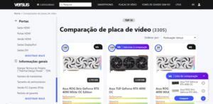 Como Comparar Placa De Video Sites Ajudam A Analisar Gpus Edinfoeletro