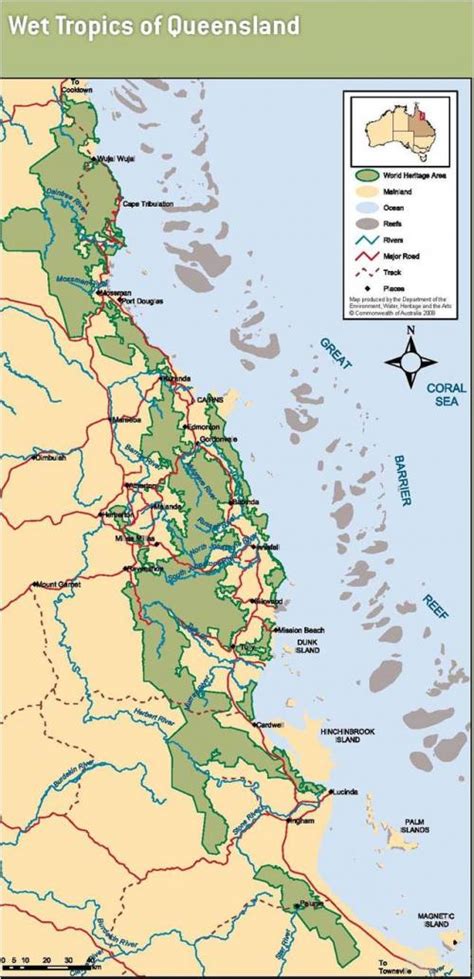 Wet Tropics Of Queensland 2008 Queensland Historical Atlas