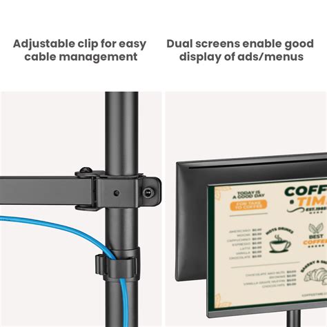 Pos Mounting Solution For Dual Screens Supplier And Manufacturer Lumi