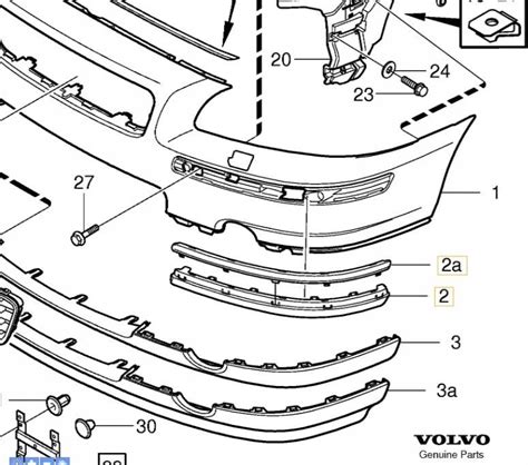 Zderzak Do Kupienia Volvo S Listwa Zderzaka Przednia Prawa Chrom