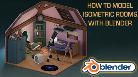 Blender Isometric Room Design Guide Speed Modeling Youtube