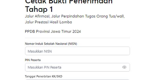 Link Ppdb Jatim Cara Melihat Pengumuman Lolos Dan Cara Cetak