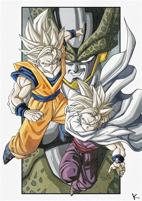 Saga De Cell Anime Dragon Ball Goku Anime Dragon Ball Super Anime