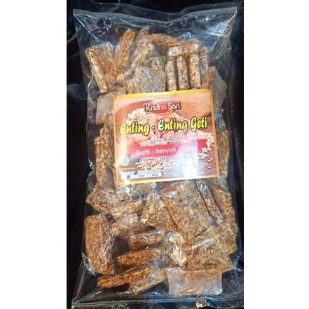 Jual HEMAT ENTING ENTING GETI KACANG KRIDHASARI OLEH OLEH KHAS BLITAR