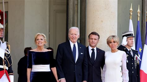 Photos Brigitte Macron Impressionne Face Jill Biden Qui Ose Un Look