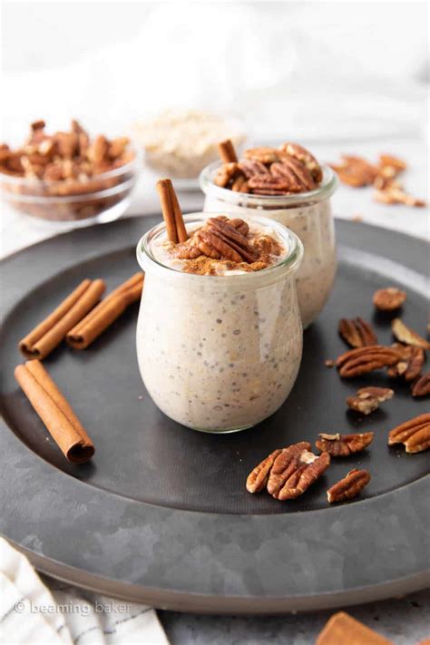 Maple Pecan Overnight Oats Beaming Baker