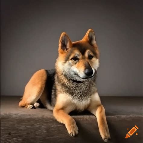 Shiba Inu Mixed With German Shepherd On Craiyon