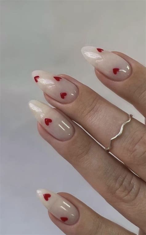 15 Cute Valentines Day Nail Design Ideas In 2022 Valentine S Day Nail